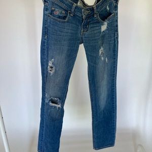 Distressed Hollister Jeans